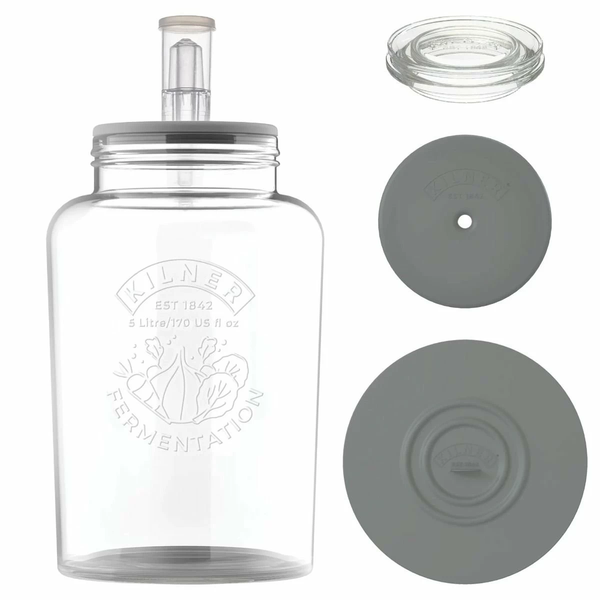 Kilner 170oz Fermentation Set 3 Kilner 170oz Fermentation Set