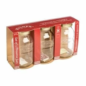 Kilner Preserve Jars Set | 1L 4 Kilner Preserve Jars Set | 1L - Image 2
