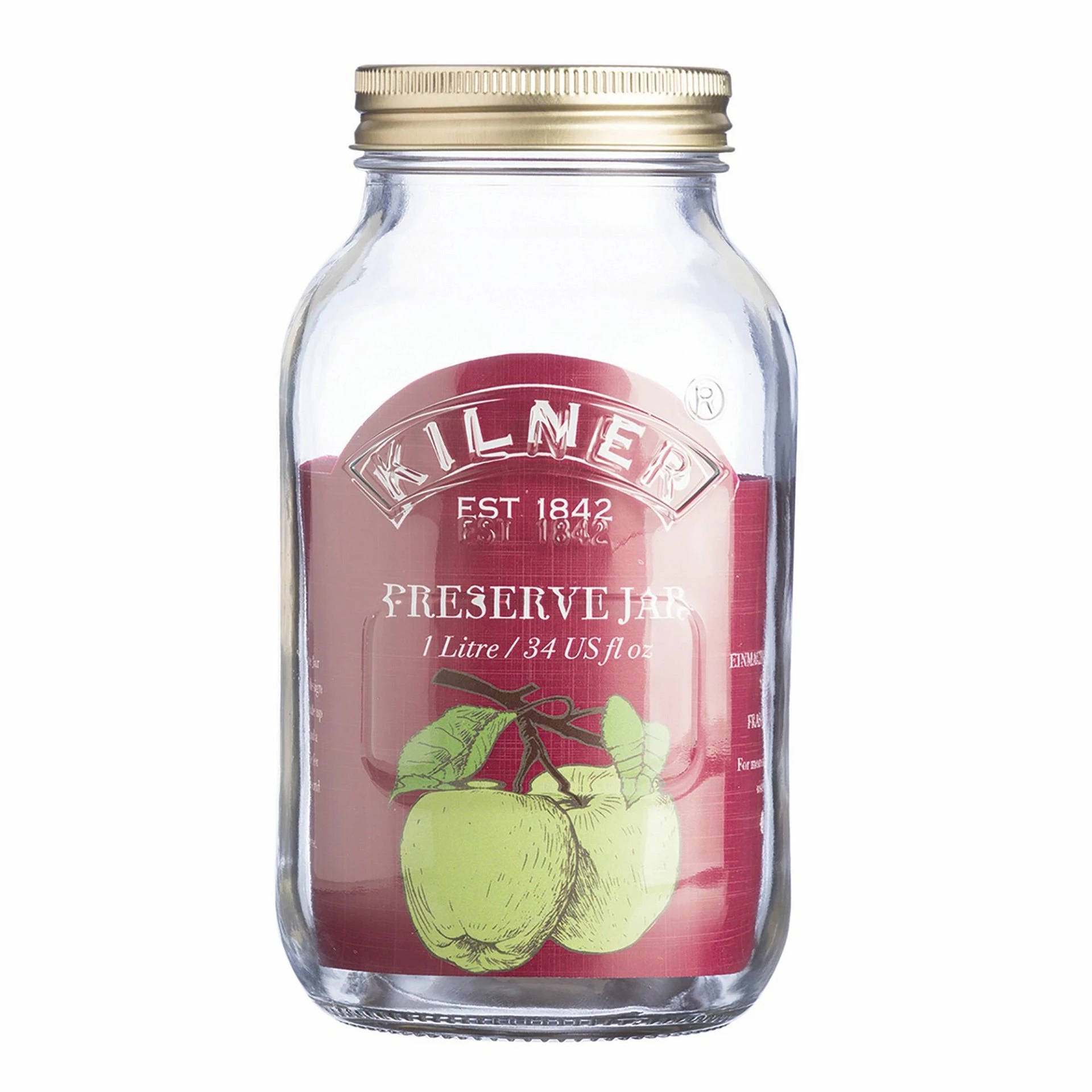 Kilner Preserve Jars Set | 1L 5 Kilner Preserve Jars Set | 1L - Image 3
