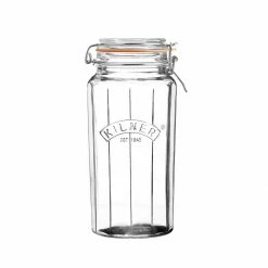 Kilner Facetted Clip Top Jar | 63.4oz