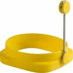 Trudeau Square & Round Reversible Silicone Egg Ring -Curious Shop 09914030 reversible round and square silicone egg ring trudeau
