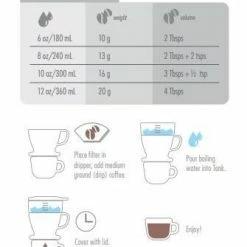 OXO Brew Pour-Over Coffee Maker With Water Tank -Curious Shop 11180100 how to use brew over coffee maker