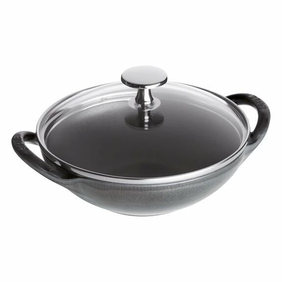 Staub 0.5 Qt. Baby Wok | Graphite Grey 3 Staub 0.5 Qt. Baby Wok | Graphite Grey