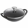 Staub 0.5 Qt. Baby Wok | Matte Black 1 Staub 0.5 Qt. Baby Wok | Matte Black -Curious Shop 1311723