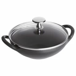 Staub 0.5 Qt. Baby Wok | Matte Black