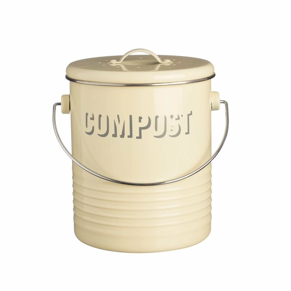 Typhoon Vintage Kitchen Collection | Compost Caddy - Cream 3 Typhoon Vintage Kitchen Collection | Compost Caddy - Cream