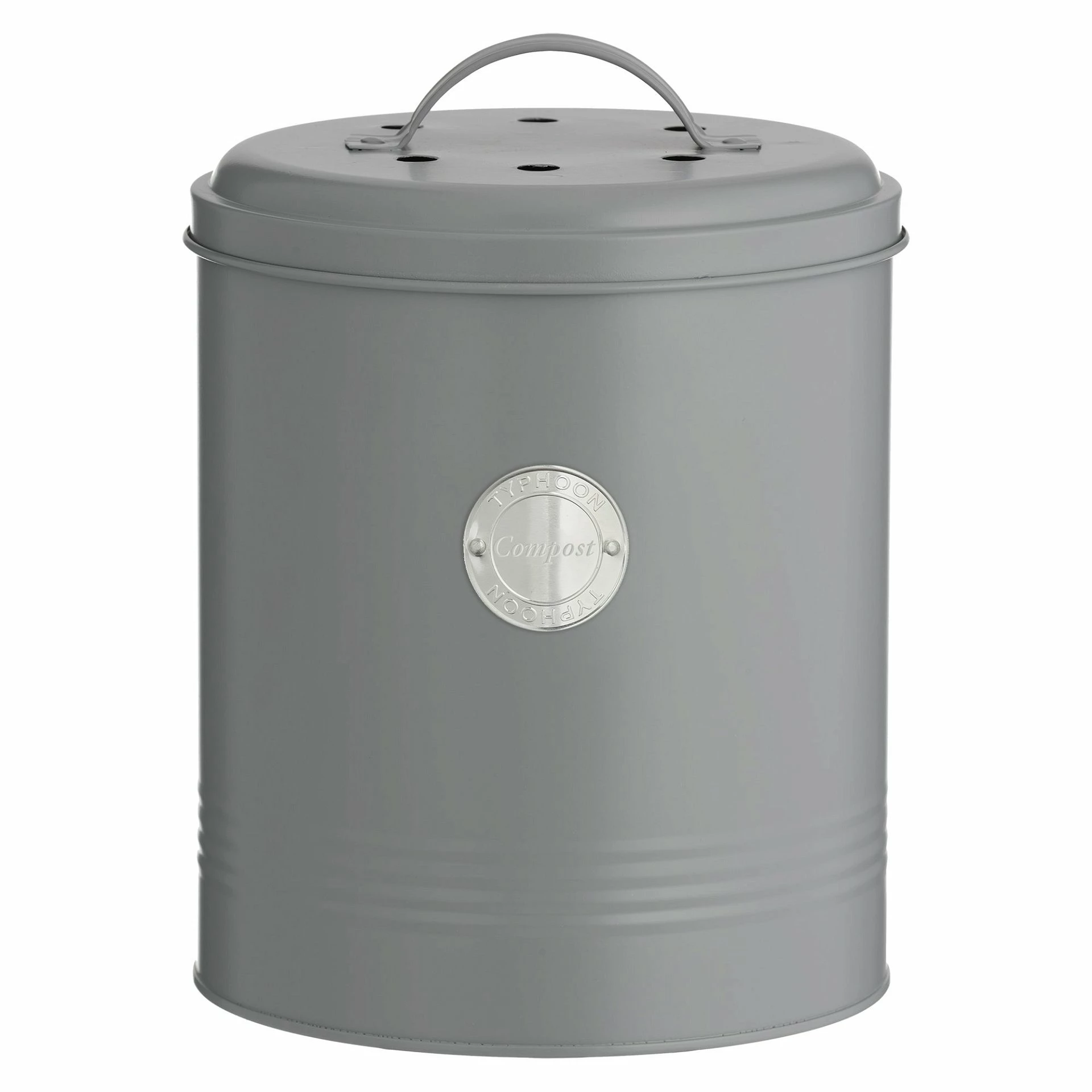 Typhoon Living Collection | Compost Caddy - Grey 3 Typhoon Living Collection | Compost Caddy - Grey