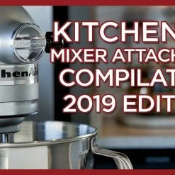 KitchenAid Ice Cream Maker Attachment (Fits On Any KitchenAid Mixer) + Ice Cream Maker Starter Pack -Curious Shop 146111 maxresdefault