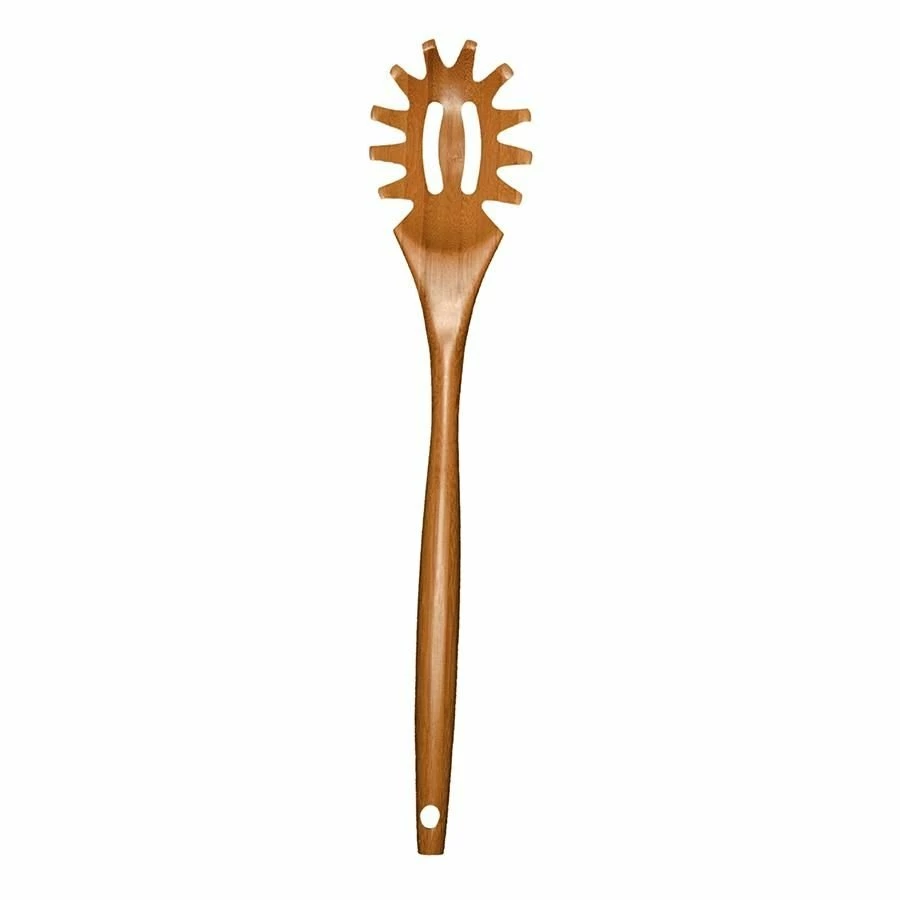Totally Bamboo All-Natural Bamboo 14” Wooden Spaghetti Server 3 Totally Bamboo All-Natural Bamboo 14” Wooden Spaghetti Server