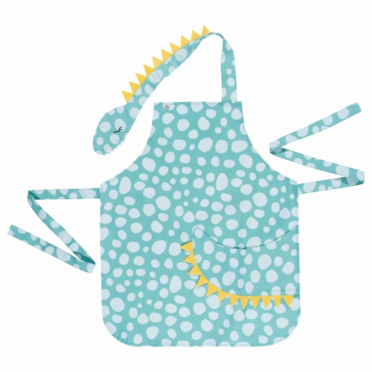 Now Designs Danica Jubilee Kid's Apron | Dino Daydream 4 Now Designs Danica Jubilee Kid's Apron | Dino Daydream - Image 2
