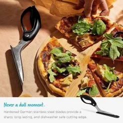 Dreamfarm Scizza Pizza Cutting Scissors | Black -Curious Shop 3