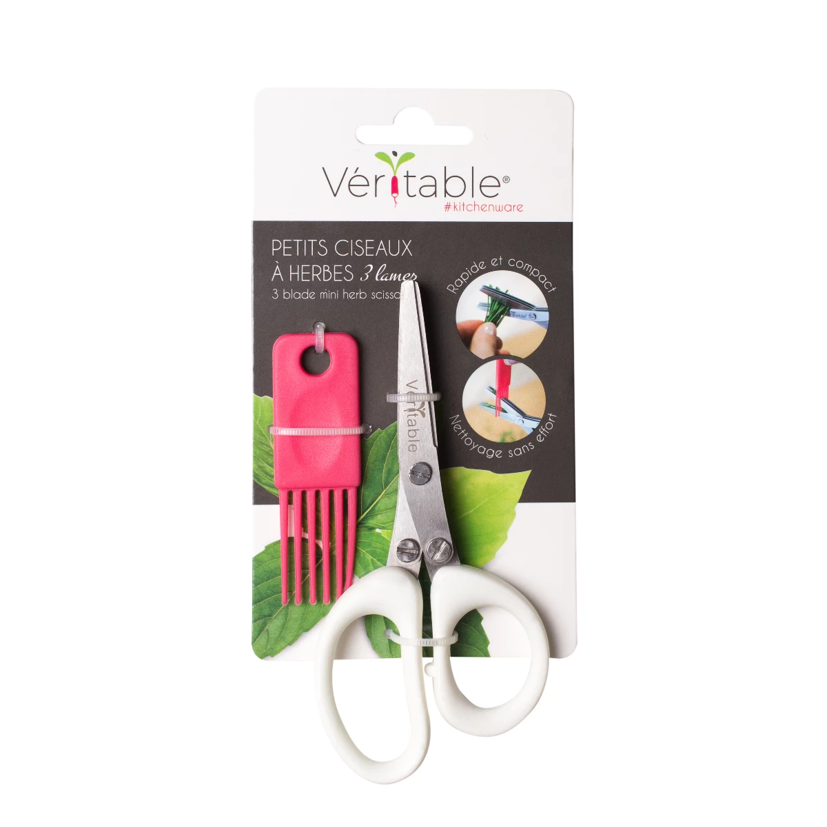 Veritable® 3-Blade Mini Herb Scissors 4 Veritable® 3-Blade Mini Herb Scissors - Image 3