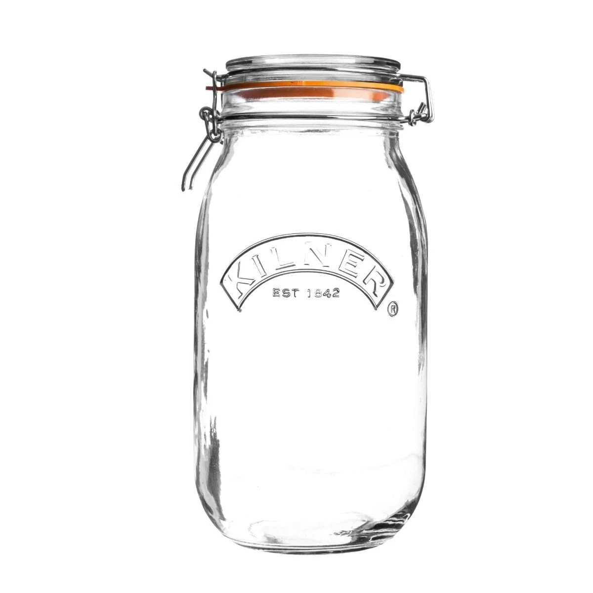 Kilner Round Swing Top Glass Jar | 3L 3 Kilner Round Swing Top Glass Jar | 3L