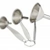 Harold Import Company Harold Imports 3-Piece Stainless Steel Condiment Funnels -Curious Shop 43813 harold imports condiment funnel set