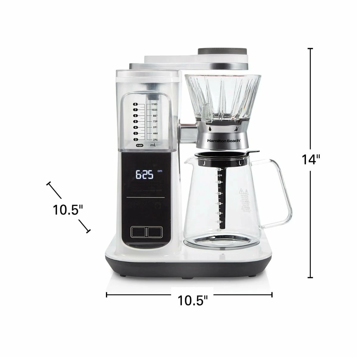 Hamilton Beach Home Hamilton Beach 8 Cup Convenient Craft Automatic Or Manual Pour Over Coffee Brewer 12 Hamilton Beach Home Hamilton Beach 8 Cup Convenient Craft Automatic Or Manual Pour Over Coffee Brewer - Image 10