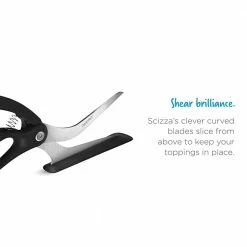 Dreamfarm Scizza Pizza Cutting Scissors | Black -Curious Shop 5