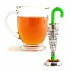 Norpro Umbrella Tea Infuser & Stand -Curious Shop 5643 norpro umbrella tea infuser and satnd