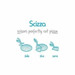 Dreamfarm Scizza Pizza Cutting Scissors | Black -Curious Shop 6
