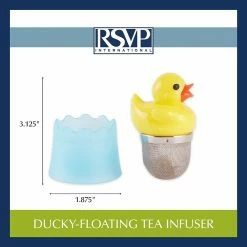 RSVP International RSVP Just Ducky Floating Tea Infuser -Curious Shop 61bbyzdrmnl. ac sl1500