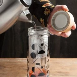 Now Designs Danica Sustain Glass Tea Infuser | Domino -Curious Shop 7002580 danica studio sustain tea infuser domino am2