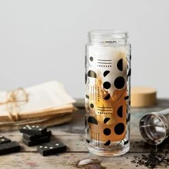 Now Designs Danica Sustain Glass Tea Infuser | Domino -Curious Shop 7002580 danicastudio s22 collection domino 0561 style