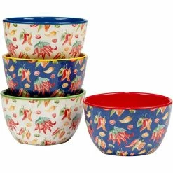 Certified International 5.25" X 3" Ice Cream Bowl (Set Of 4) | Sweet & Spicey
