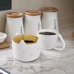 Fred Pour-Over Coffee Maker & Mug Set | Purr Over -Curious Shop 71jjd2fu ol. ac sl1500