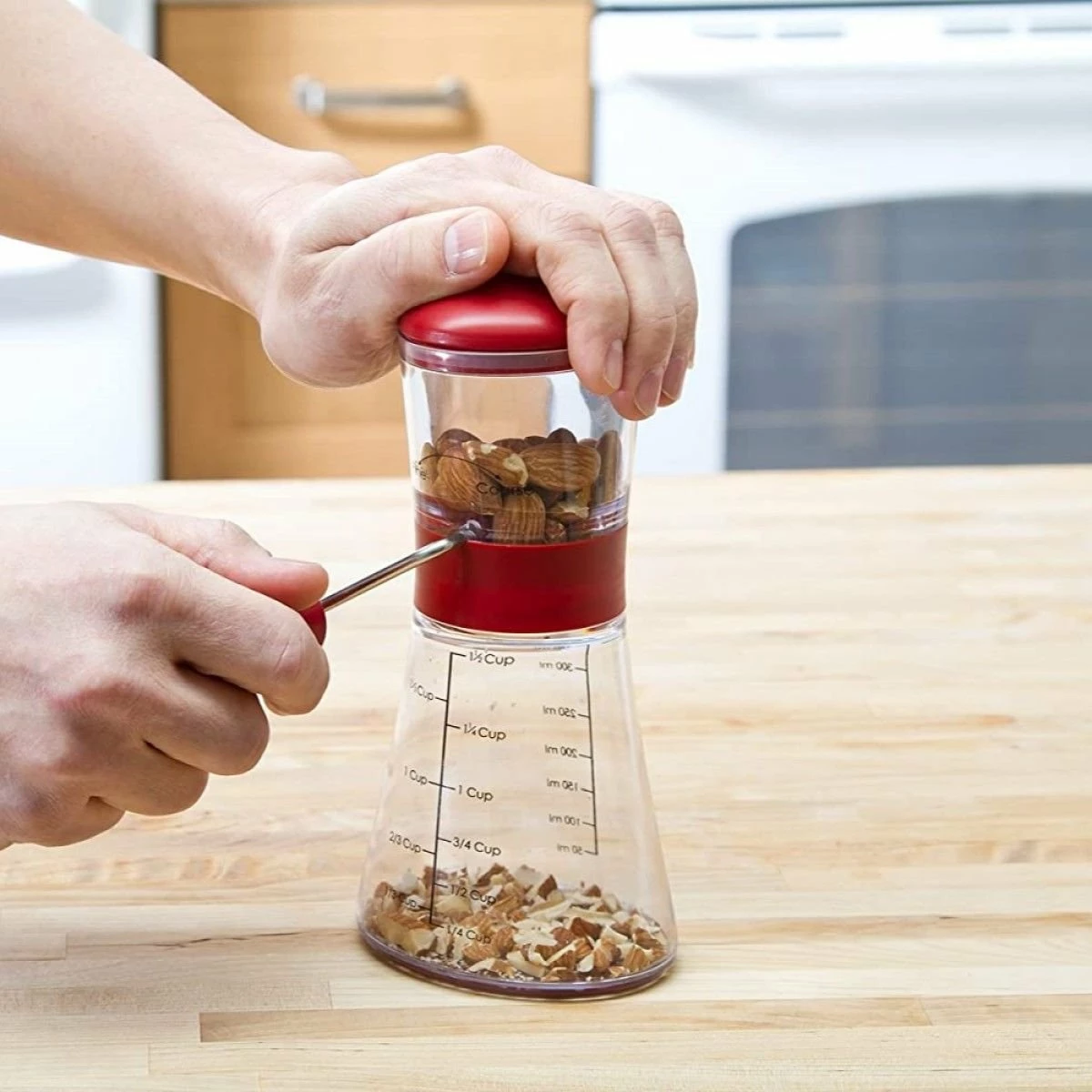 Progressive Nut Chopper - Red 4 Progressive Nut Chopper - Red - Image 2