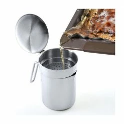 Norpro Stainless Steel Grease Catcher -Curious Shop 73 savebacongreasew