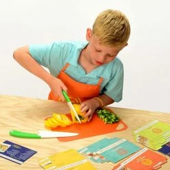 Cucina Pro MasterChef Junior Knife & Cutting Board Set 8 Cucina Pro MasterChef Junior Knife & Cutting Board Set -Curious Shop 815zra rtil. ac sl1500