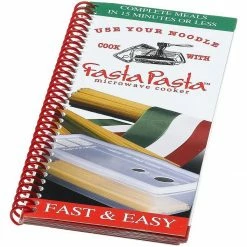 Camerons Products Fasta Pasta Cooker & Recipe Book -Curious Shop 81 l 9p2n1s. aa1226 popup