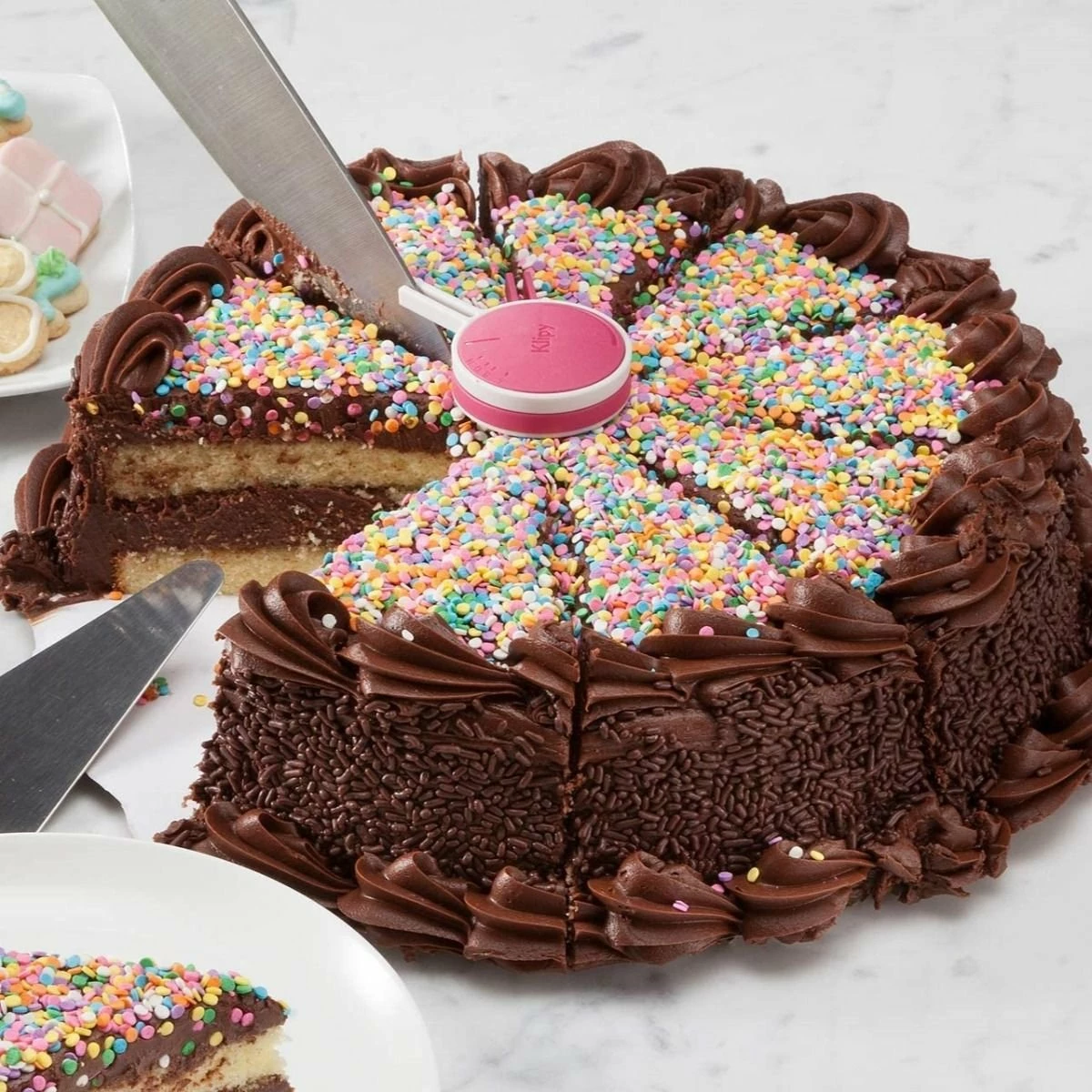 Gourmac Perfect Cake & Pie Divider | Pink 4 Gourmac Perfect Cake & Pie Divider | Pink - Image 2
