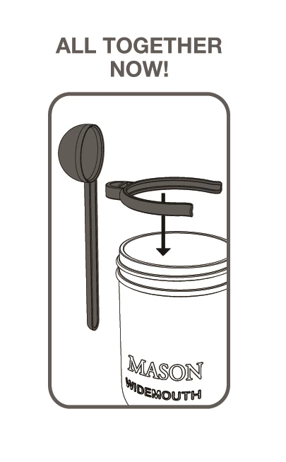 Fox Run Jarware Coffee Spoon Clip - Black 5 Fox Run Jarware Coffee Spoon Clip - Black - Image 3