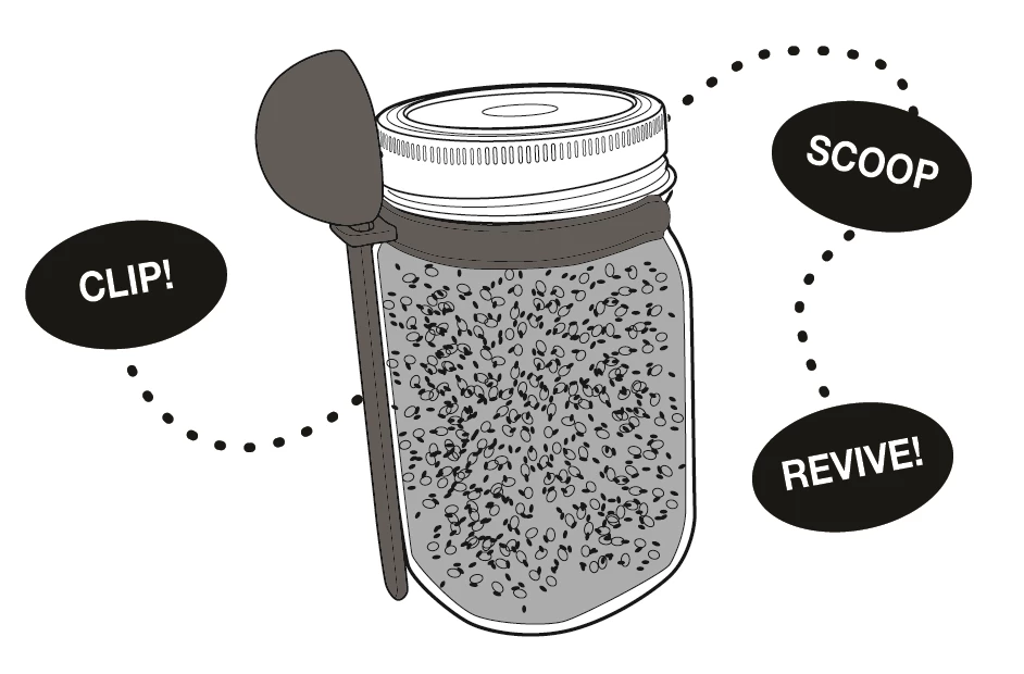 Fox Run Jarware Coffee Spoon Clip - Black 6 Fox Run Jarware Coffee Spoon Clip - Black - Image 4