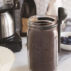 Fox Run Jarware Coffee Spoon Clip - Black 11 Fox Run Jarware Coffee Spoon Clip - Black -Curious Shop 82652 fox run jarware coffee spoon clip black lifestyle