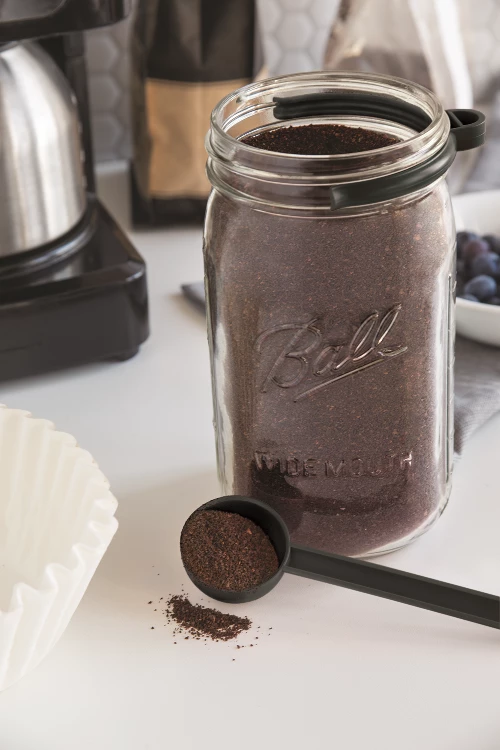 Fox Run Jarware Coffee Spoon Clip - Black 4 Fox Run Jarware Coffee Spoon Clip - Black - Image 2