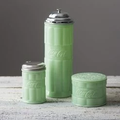 TableCraft 14oz Coca-Cola Jadeite Salt Cellar With Lid -Curious Shop 91k8ta2vsxl. ac sl1500