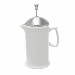 Chantal White Ceramic 28 Ounce French Press