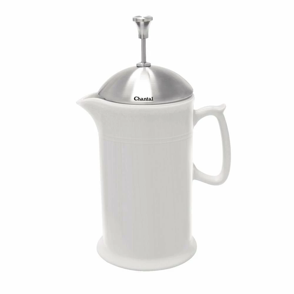 Chantal White Ceramic 28 Ounce French Press 3 Chantal White Ceramic 28 Ounce French Press