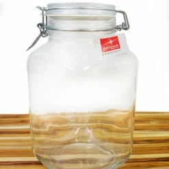 Bormioli Rocco 3L Swing Top Fido Glass Jar -Curious Shop bormioli rocco 3l jar