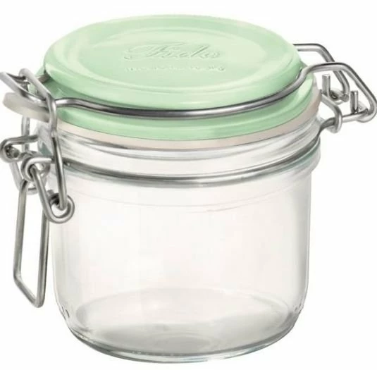 Bormioli Rocco 6.75oz Swing Top Fido Jar | Green Top