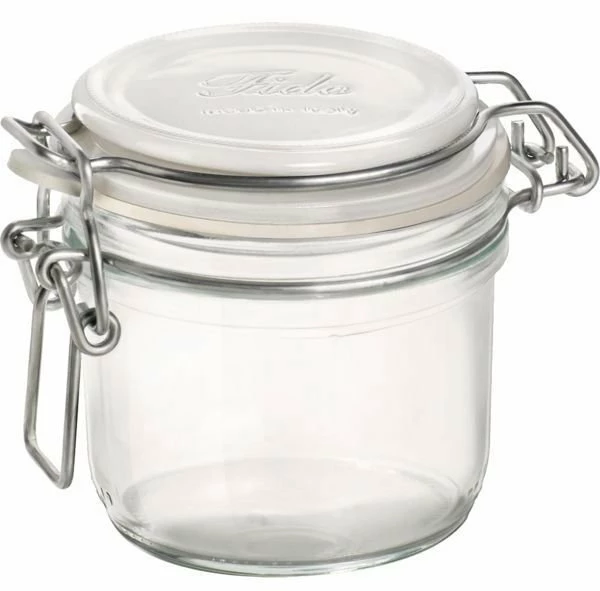 Bormioli Rocco 6.75oz Swing Top Fido Jar | White Top