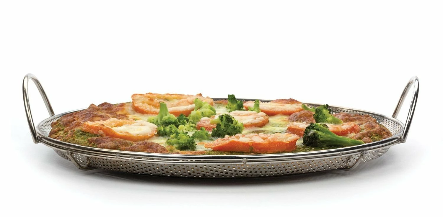RSVP International RSVP Endurance Precision Steel Pizza Pan 3 RSVP International RSVP Endurance Precision Steel Pizza Pan