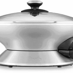 Breville The Hot Wok Electric Non-stick Wok | Brushed Stainless Steel