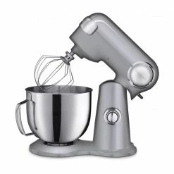 Cuisinart Precision 5.5-Quart Stand Mixer + Ice Cream Maker Attachment | Brushed Chrome -Curious Shop brushedchrome2 1
