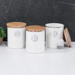 Typhoon Living Collection | 1-Quart Coffee Canister - Cream -Curious Shop capture0004 3