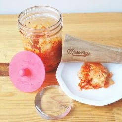 Masontops 9pc Wide Mouth Fermentation Kit -Curious Shop cfk9w masontops fermentation kit lifestyle