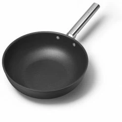 SMEG 12" Nonstick Wok | Black 8 SMEG 12" Nonstick Wok | Black -Curious Shop ckfw3001blm 2
