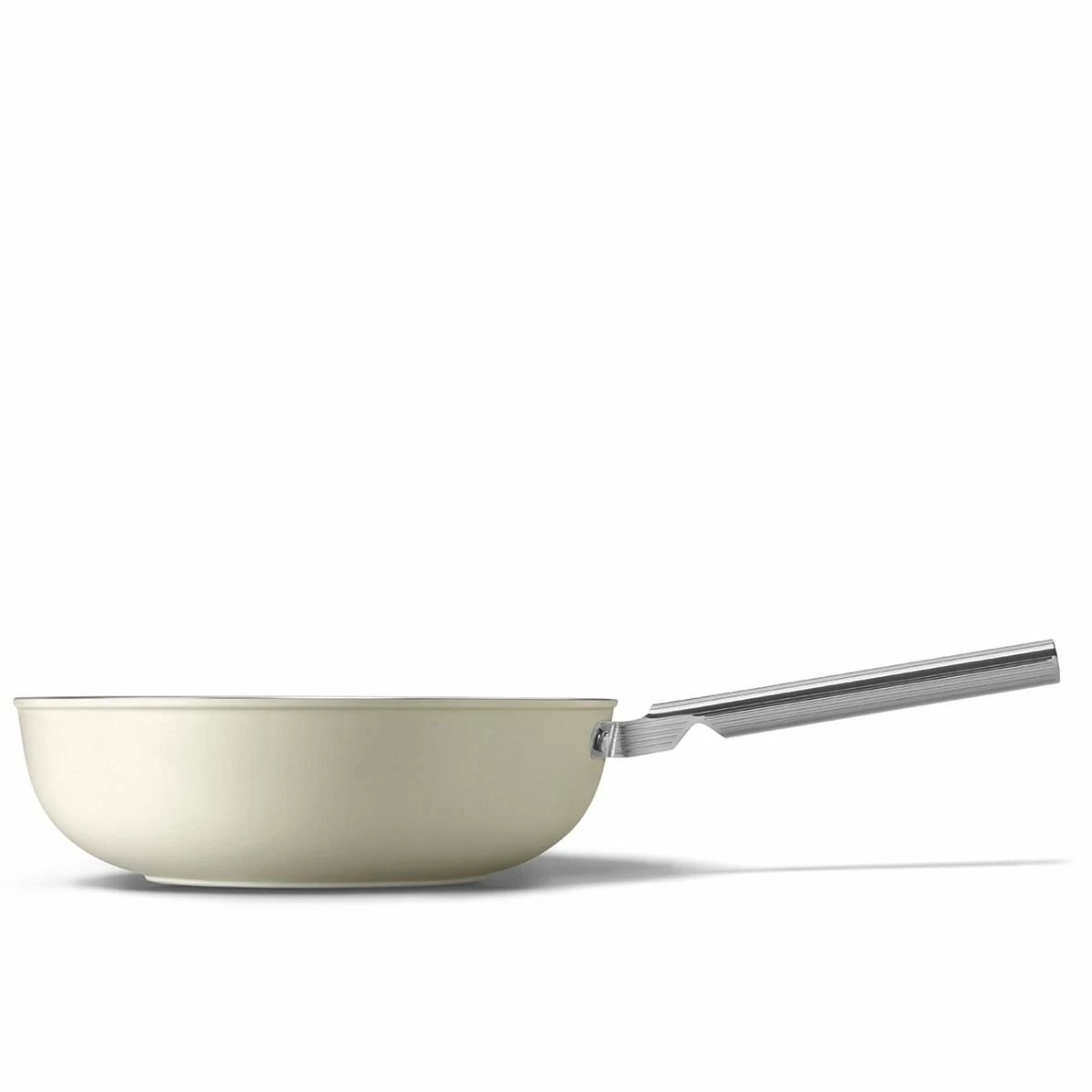 SMEG 12" Nonstick Wok | Cream 3 SMEG 12" Nonstick Wok | Cream