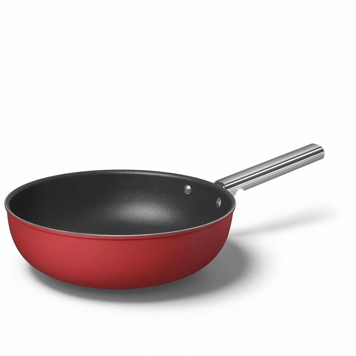 SMEG 12" Nonstick Wok | Red 5 SMEG 12" Nonstick Wok | Red - Image 3